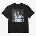 Cristiano Ronaldo- GOAT Oversized T-Shirt Support the Legends of FIFA World Cup 2026 USA Canada Mexico Spirit, Inspired by Brazil, Portugal and Argentina, Messi, Neymar and Mbappe, Goal Celebration Energy, Supporter Heritage, Football Icons and