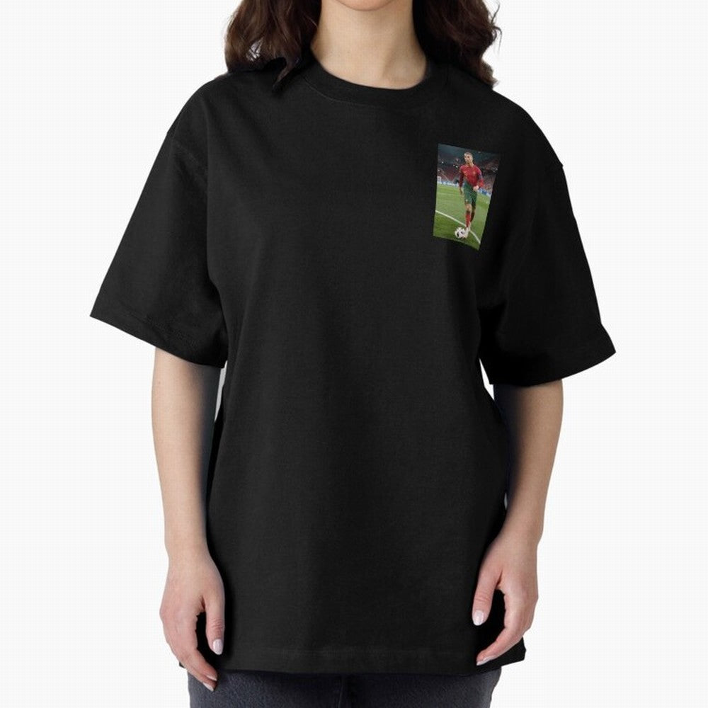 CR7 Oversized T-Shirt Follow the FIFA World Cup 2026 USA Canada Mexico Journey through Messi, Neymar and Mbappe Highlights, Argentina and Brazil Pride, Vintage Soccer Flavor, Modern Football Stars, National Flags and Final Night Emotion; Great for