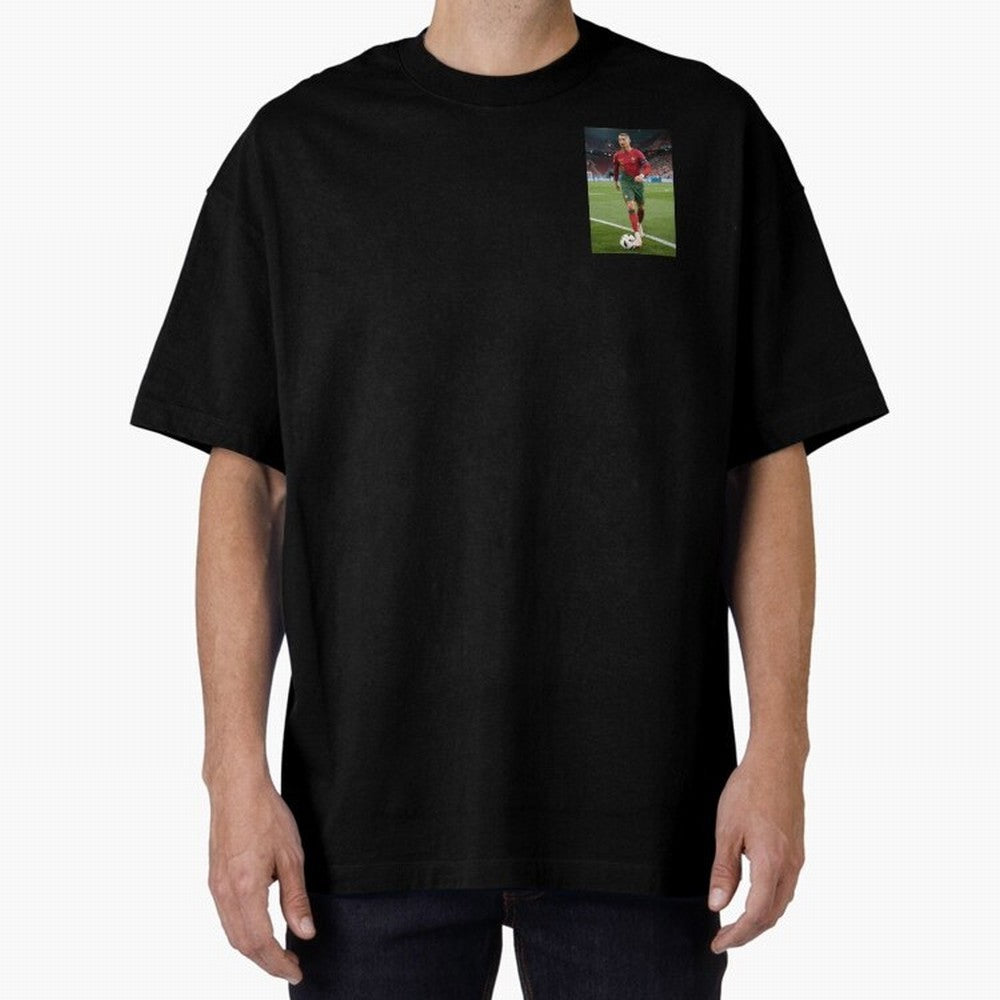 CR7 Oversized T-Shirt Follow the FIFA World Cup 2026 USA Canada Mexico Journey through Messi, Neymar and Mbappe Highlights, Argentina and Brazil Pride, Vintage Soccer Flavor, Modern Football Stars, National Flags and Final Night Emotion; Great for