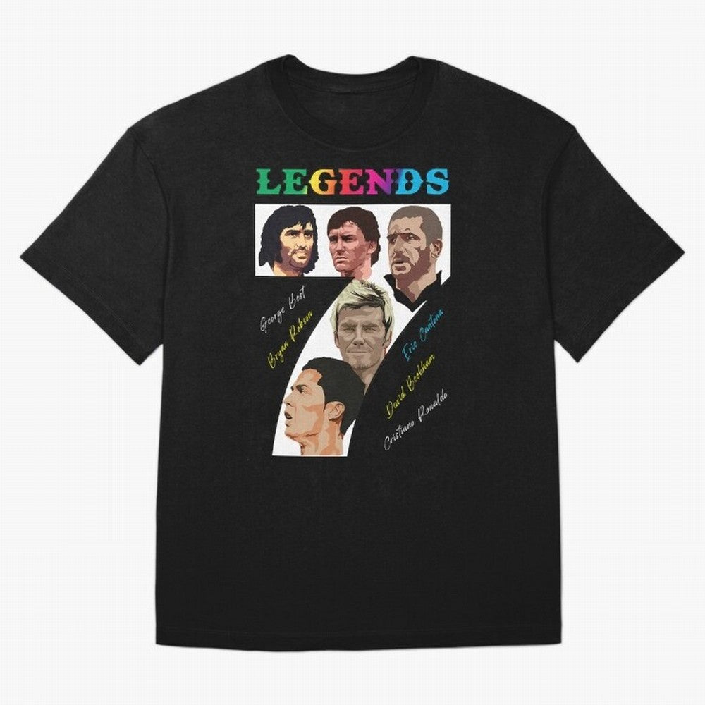 LEGENDS OF FOOTBALL Oversized T-Shirt Show Up for the Glory of the FIFA World Cup 2026 Journey through CR7 and Messi Highlights, Argentina Pride, Stadium Chants, National Pride, Trophy Dreams and Unforgettable Football Memories; Made for Collectors