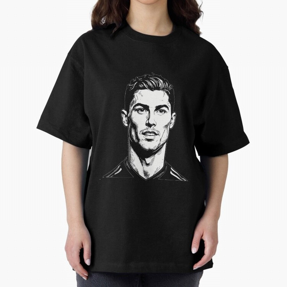 Cristiano Ronaldo Oversized T-Shirt Upgrade Global Football Passion for FIFA World Cup 2026 USA Canada Mexico, Highlighting Cristiano Ronaldo, Haaland and CR7, England, France and Netherlands, Supporter Pride, Iconic Celebrations, Legendary Names