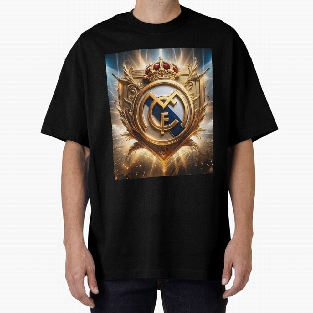 Soccer Ball Oversized T-Shirt Make Every Match About Global Football Passion for FIFA World Cup 2026, Driven by Cristiano Ronaldo, Brazil, Portugal and Argentina, Sports Nostalgia, International Competition, Famous Players and Unforgettable