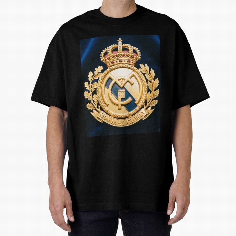 Madrid Honor y Gloria Oversized T-Shirt Bring World Football Passion into FIFA World Cup 2026 USA Canada Mexico Featuring Cristiano Ronaldo, England Energy, Goal Celebration Energy, Supporter Heritage, Football Icons and Worldwide Tournament Joy;