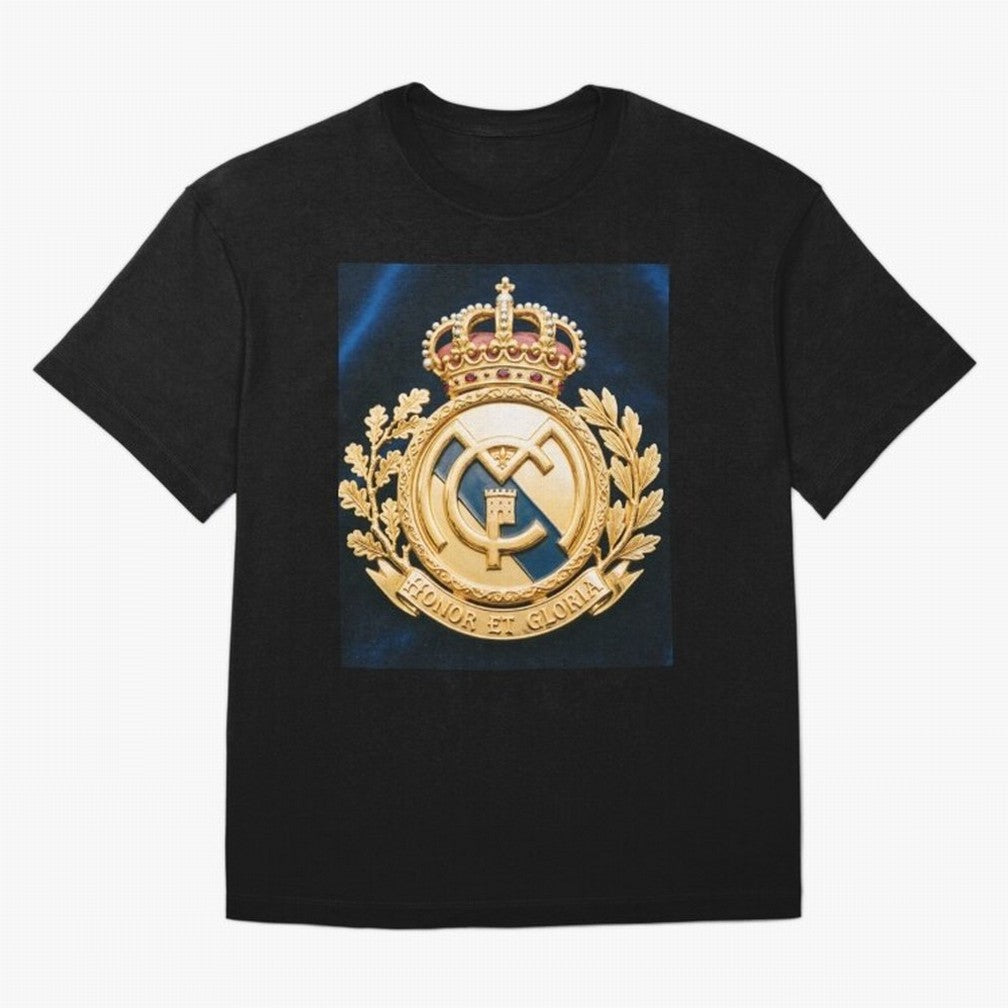 Madrid Honor y Gloria Oversized T-Shirt Bring World Football Passion into FIFA World Cup 2026 USA Canada Mexico Featuring Cristiano Ronaldo, England Energy, Goal Celebration Energy, Supporter Heritage, Football Icons and Worldwide Tournament Joy;