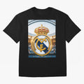Realeza Madridista Oversized T-Shirt Support FIFA World Cup 2026 Group Stage Inspired by CR7 and Messi, Germany Energy, Goal Celebration Energy, Supporter Heritage, Football Icons and Worldwide Tournament Joy; Perfect for Fans, Collectors, Family
