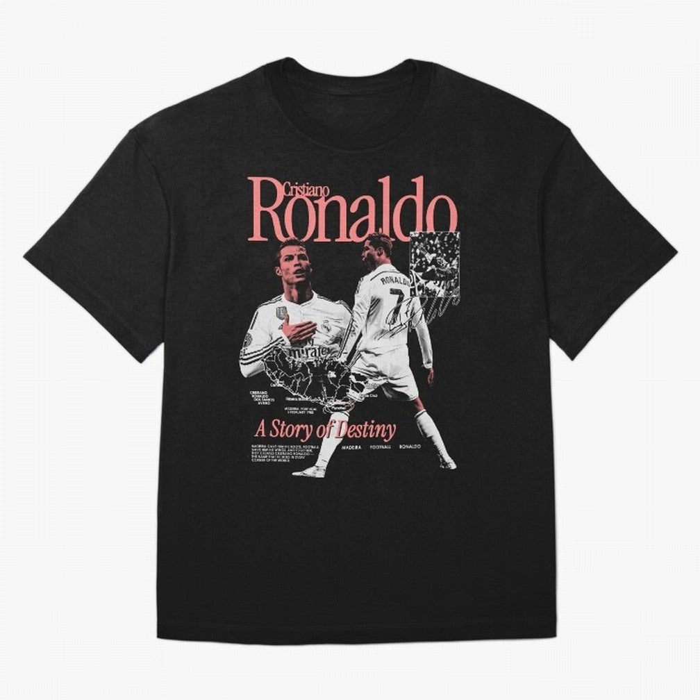 CR7 Cristiano Oversized T-Shirt Celebrate National Team Dreams in FIFA World Cup 2026 Group Stage with Messi, Brazil, Portugal and Argentina Energy, Goal Celebration Energy, Supporter Heritage, Football Icons and Worldwide Tournament Joy; Perfect