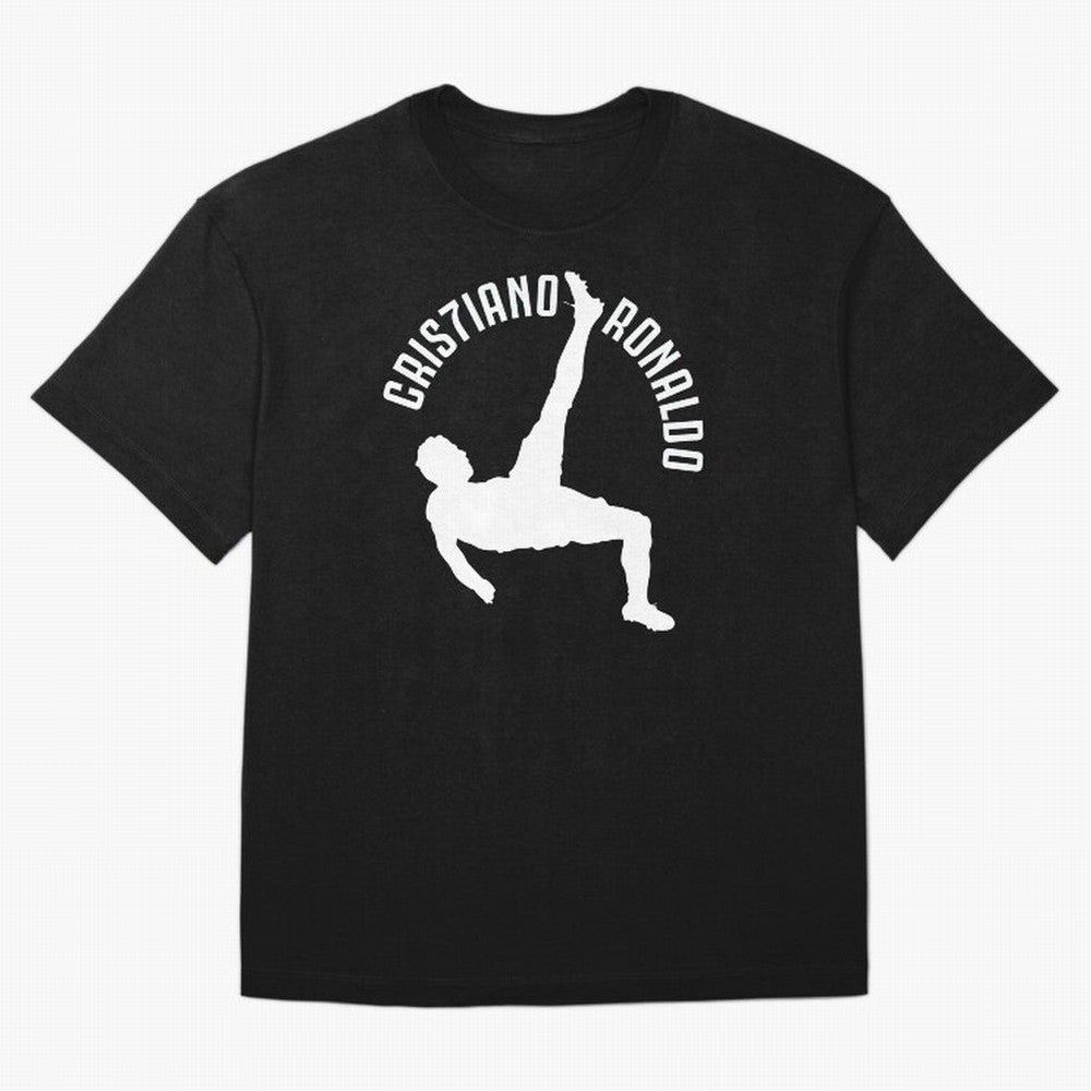 Cristiano Ronaldo - Bicycle Oversized T-Shirt Experience the Global Stage of FIFA World Cup 2026 for Fans of Mbappe and Neymar and Argentina, France and Brazil, Bringing Football History, Final Match Energy, Crowd Noise and Once in a Lifetime