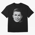 Cristiano Ronaldo Signed Oversized T-Shirt Celebrate the FIFA World Cup 2026 Journey through Cristiano Ronaldo, Haaland and CR7 Highlights, Brazil Pride, Retro Football Energy, Iconic Rivalries, Trophy Chase Drama and Stadium Atmosphere; Ideal for