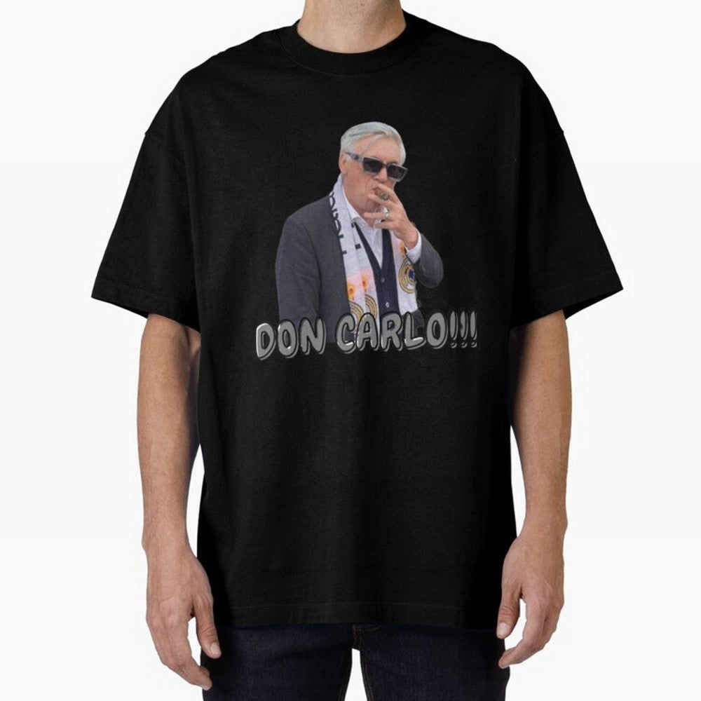 Don Carlo Ancelotti Oversized T-Shirt Make Memories around the FIFA World Cup 2026 Group Stage Journey through Messi, Neymar and Mbappe Highlights, Brazil Pride, Fan Favorite Moments, National Team Passion, Big Match Drama and Soccer History; Great