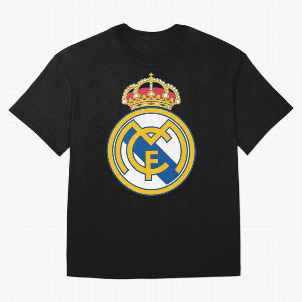The Madrid Cf Logo Oversized T-Shirt Join Supporters Worldwide for FIFA World Cup 2026 Filled with Messi and Cristiano Ronaldo, England, France and Netherlands Energy, Retro Football Energy, Iconic Rivalries, Trophy Chase Drama and Stadium