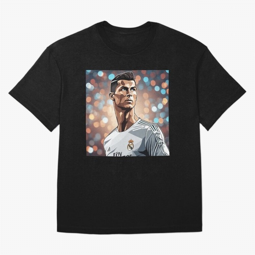 Ronaldo Cr7 Cristiano The Goat Artwork Futbol Soccer Oversized T-Shirt Live for the Drama of FIFA World Cup 2026 Group Stage Spirit, Made for Argentina, France and Brazil, Cristiano Ronaldo, Haaland and CR7, Goal Celebration Energy, Supporter