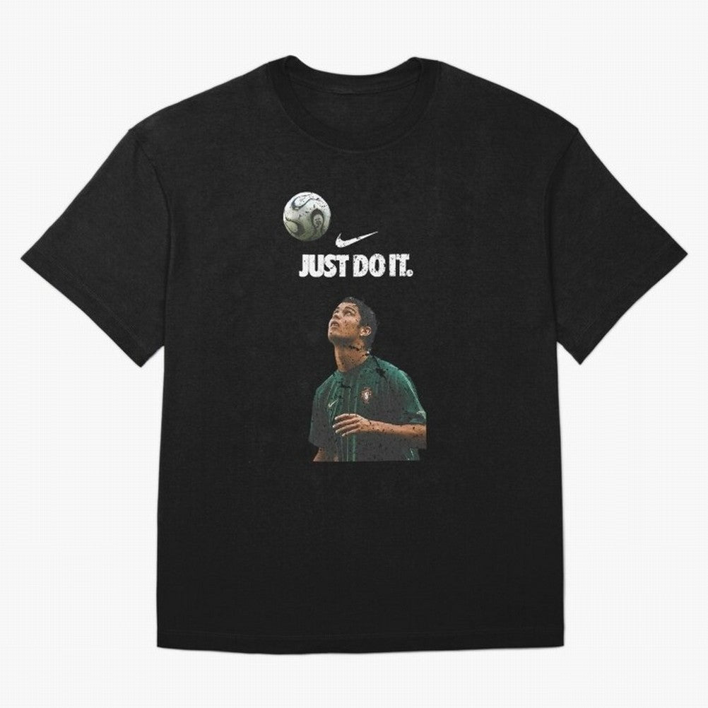 Cristiano Ronaldo Just Do It Oversized T-Shirt Follow Match Day Hype around FIFA World Cup 2026, Haaland and Mbappe, Spain and Netherlands, Stadium Chants, National Pride, Trophy Dreams and Unforgettable Football Memories; Perfect for Supporters
