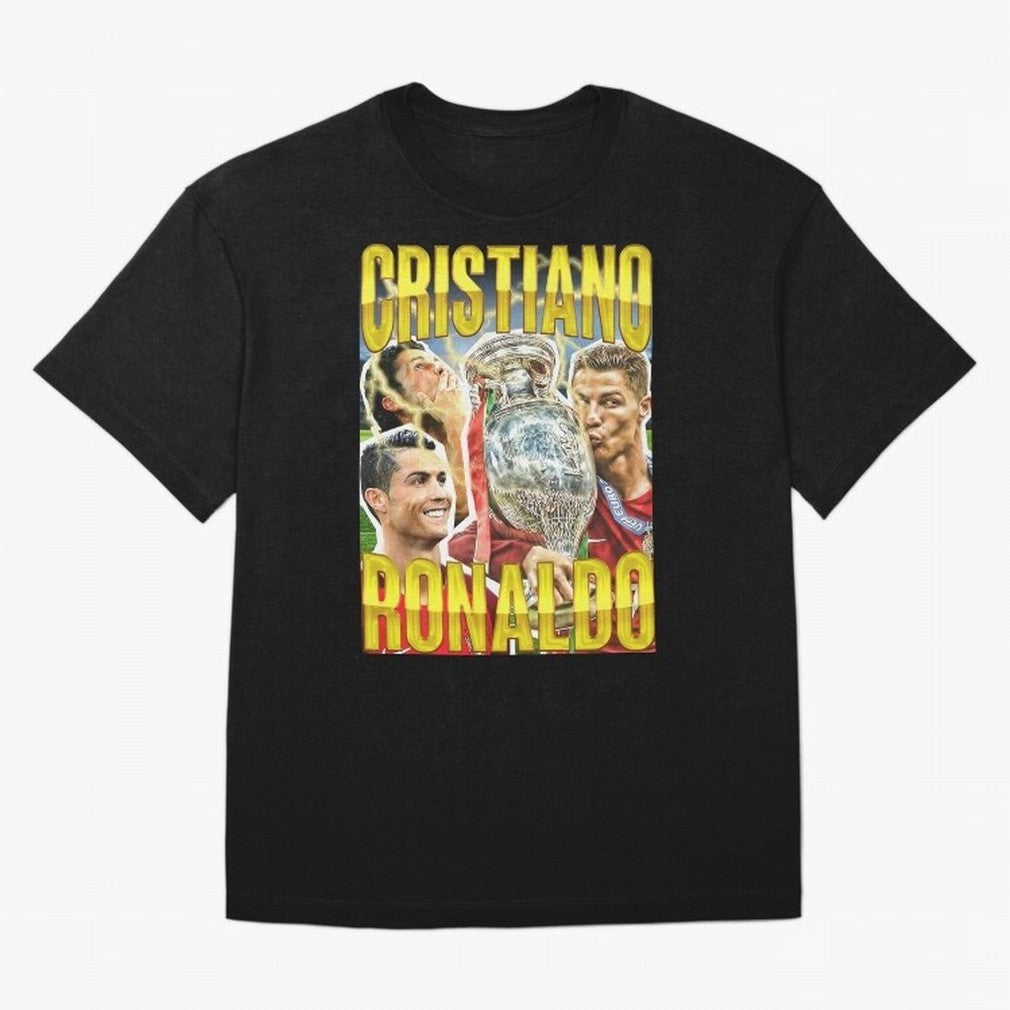 Cristiano Ronaldo Cr7 Siuuu El Bicho Oversized T-Shirt Join Match Day Hype around FIFA World Cup 2026, Messi and Cristiano Ronaldo, Brazil, Sports Nostalgia, International Competition, Famous Players and Unforgettable Victories; Perfect for Fans,