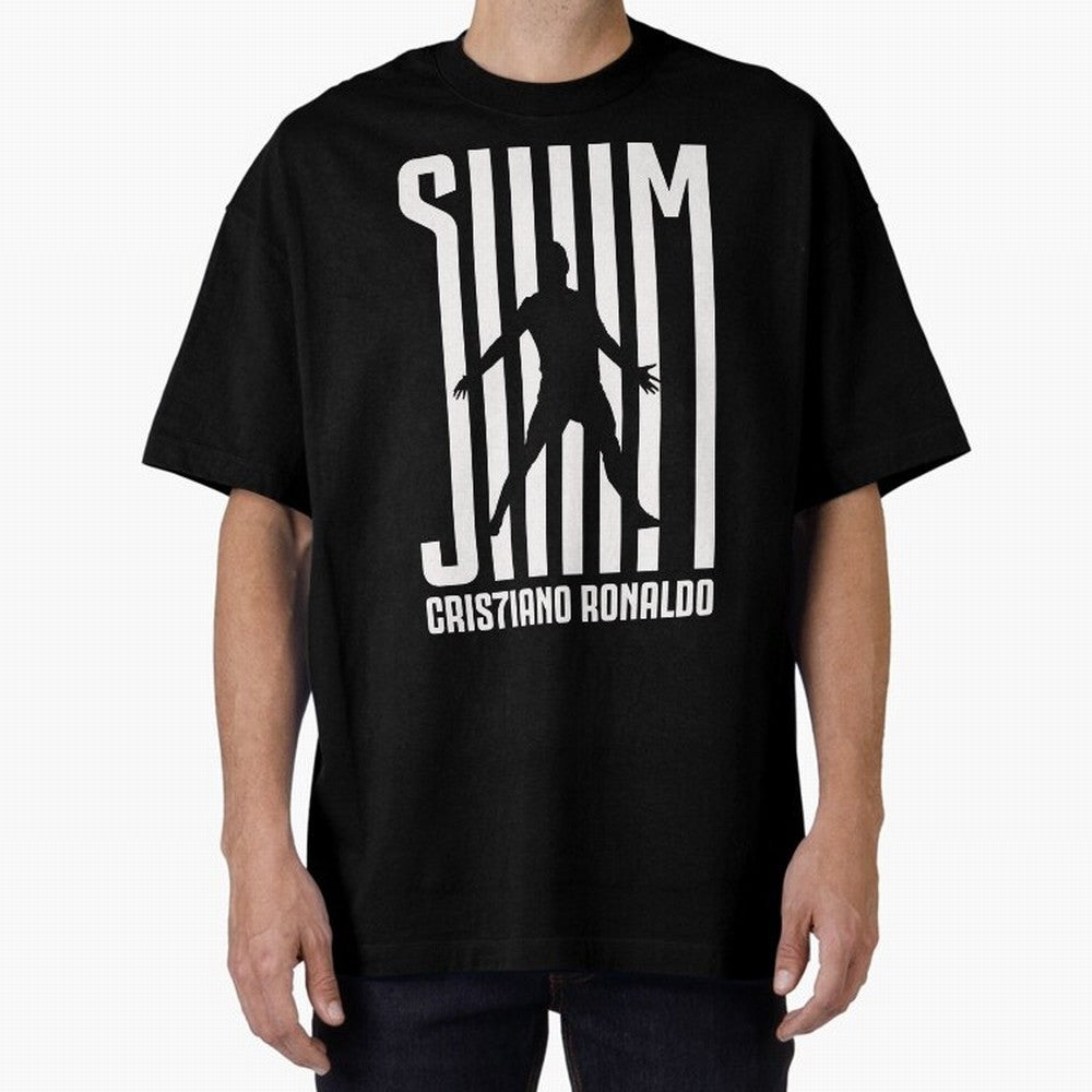 Cristiano Ronaldo - SIM Oversized T-Shirt Relive FIFA World Cup 2026 USA Canada Mexico with CR7, Brazil, Portugal and Argentina Energy, Supporter Pride, Iconic Celebrations, Legendary Names and Global Match Day Energy; Ideal for Passionate Fans Who