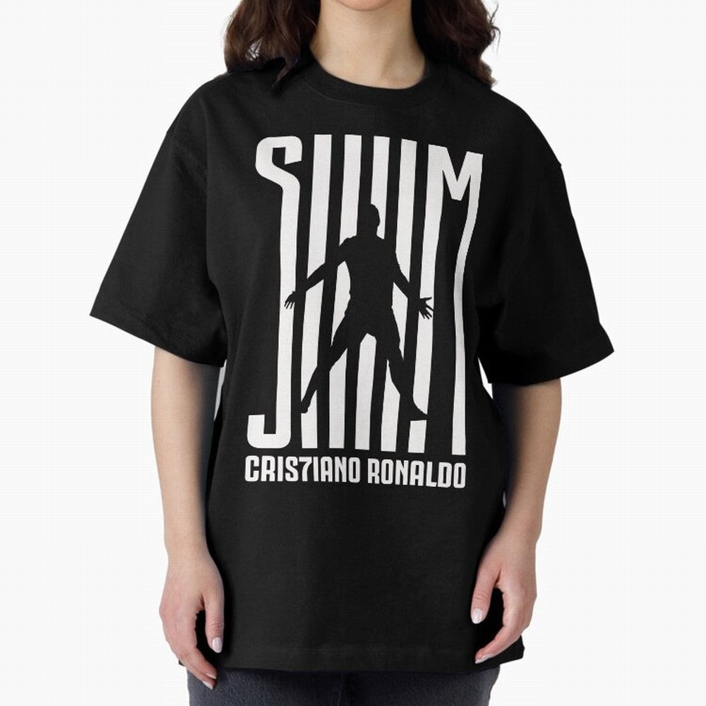 Cristiano Ronaldo - SIM Oversized T-Shirt Relive FIFA World Cup 2026 USA Canada Mexico with CR7, Brazil, Portugal and Argentina Energy, Supporter Pride, Iconic Celebrations, Legendary Names and Global Match Day Energy; Ideal for Passionate Fans Who