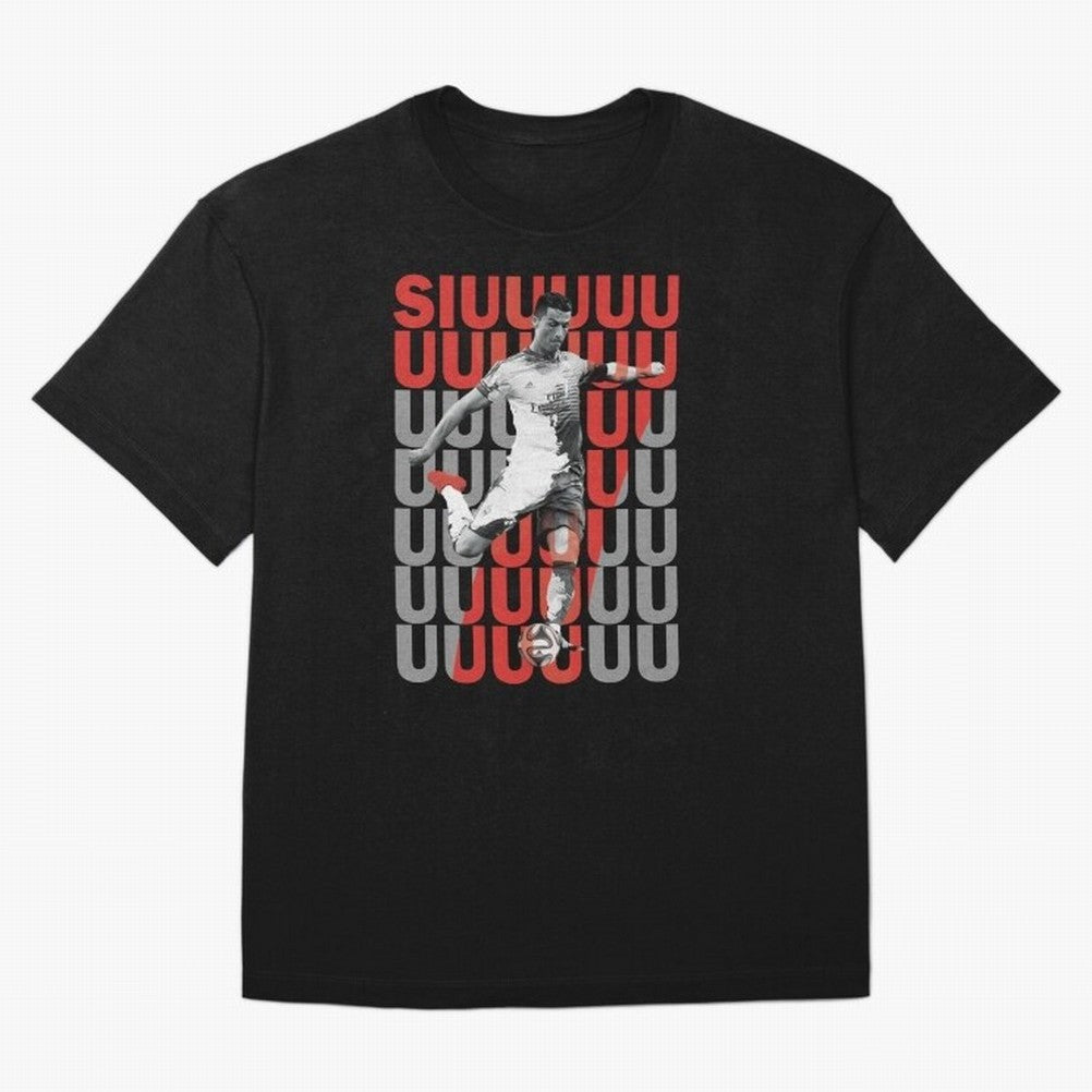 Siuuuuuu Cristiano Ronaldo Oversized T-Shirt Celebrate Fan Culture around Match Day Hype around FIFA World Cup 2026, Neymar, Argentina and Brazil, Worldwide Fan Energy, Dramatic Goals, Stadium Lights and Championship Celebrations; Great for