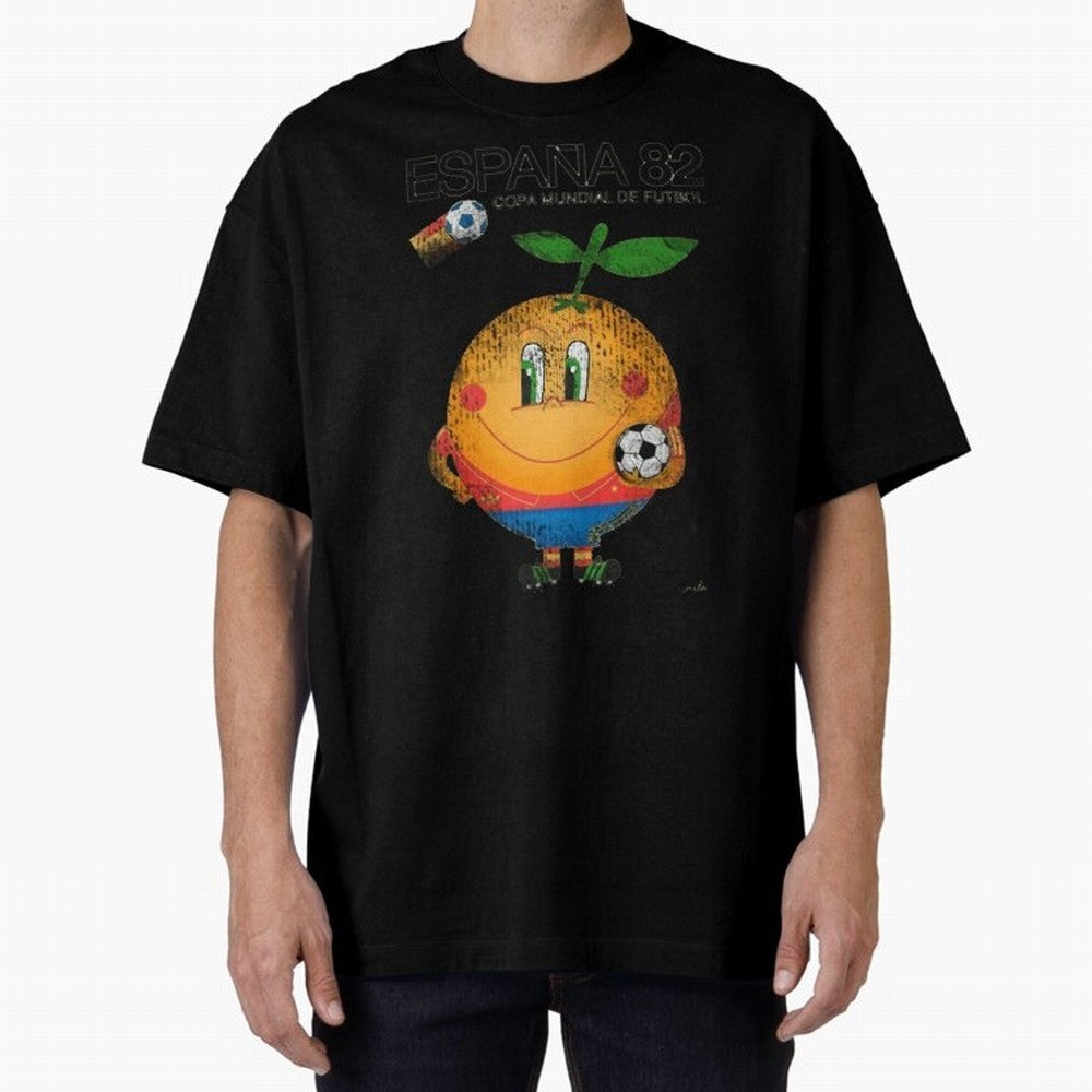 Espana 82 Oversized T-Shirt Fuel FIFA World Cup 2026 USA Canada Mexico for Fans of Haaland and Germany, Bringing Stadium Chants, National Pride, Trophy Dreams and Unforgettable Football Memories; Great for Supporters Who Love Legendary Players,