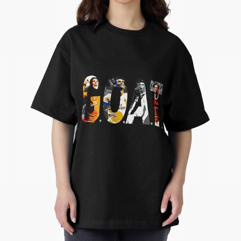 Cristiano Ronaldo Greatest Football Player Of All Time Oversized T-Shirt Bring Match Day Fire to FIFA World Cup 2026 Spirit, Inspired by England, Haaland, Football Festival Excitement, Trophy Ambitions, Country Rivalries and Star Player Buzz; Ideal