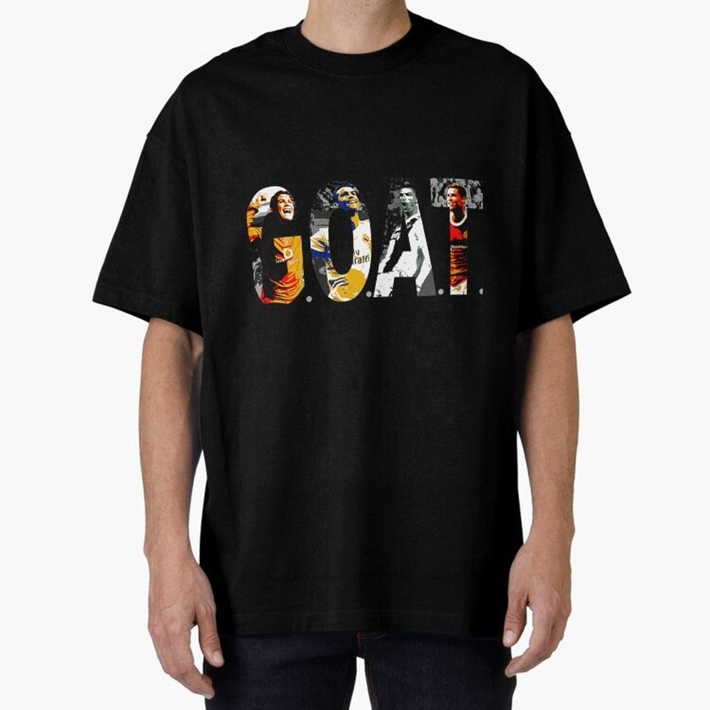 Cristiano Ronaldo Greatest Football Player Of All Time Oversized T-Shirt Bring Match Day Fire to FIFA World Cup 2026 Spirit, Inspired by England, Haaland, Football Festival Excitement, Trophy Ambitions, Country Rivalries and Star Player Buzz; Ideal
