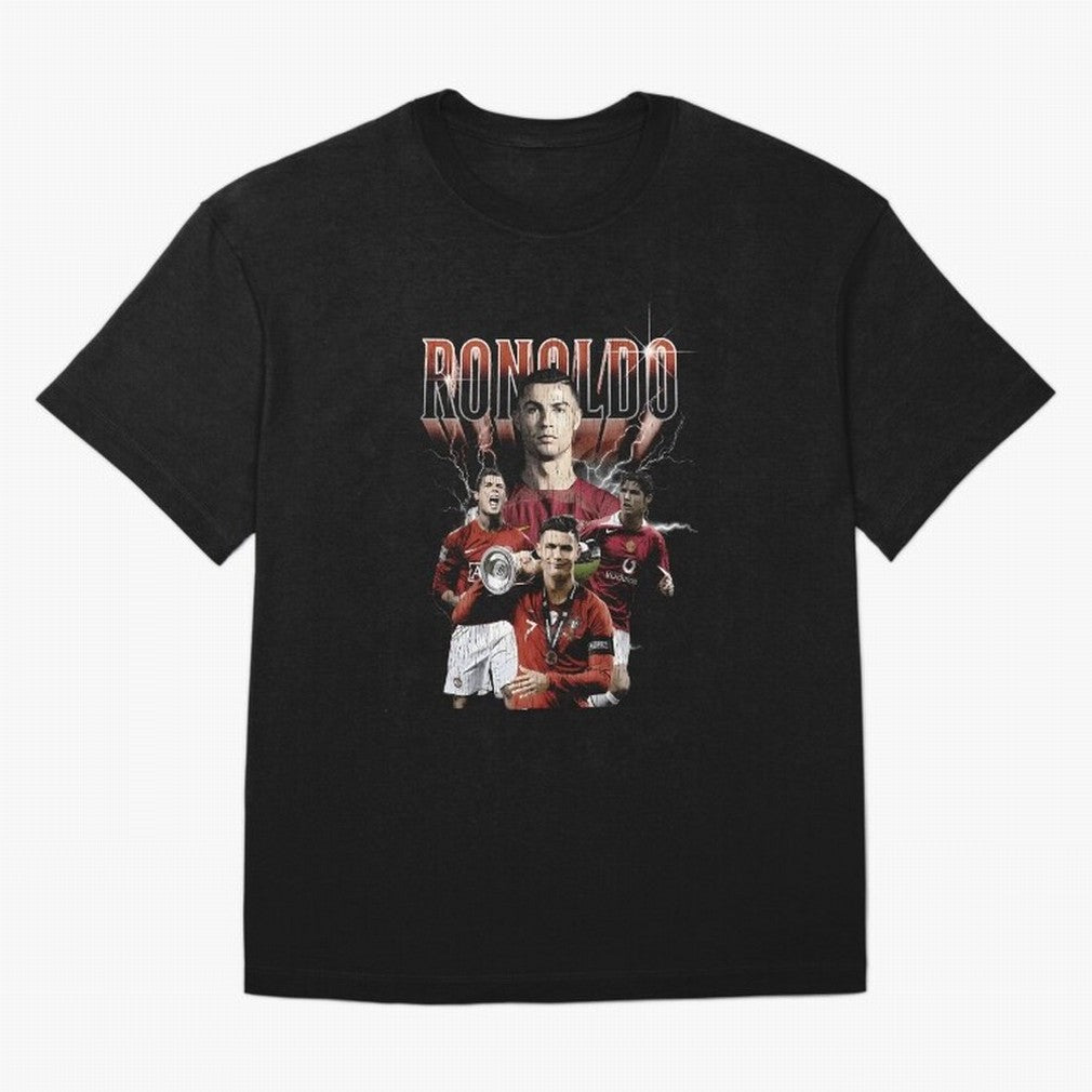 Cr7 footballer portuguese Oversized T-Shirt Elevate FIFA World Cup 2026 for Fans of Haaland and Mbappe and Brazil, Portugal and Argentina, Bringing Football History, Final Match Energy, Crowd Noise and Once in a Lifetime Moments; Ideal for