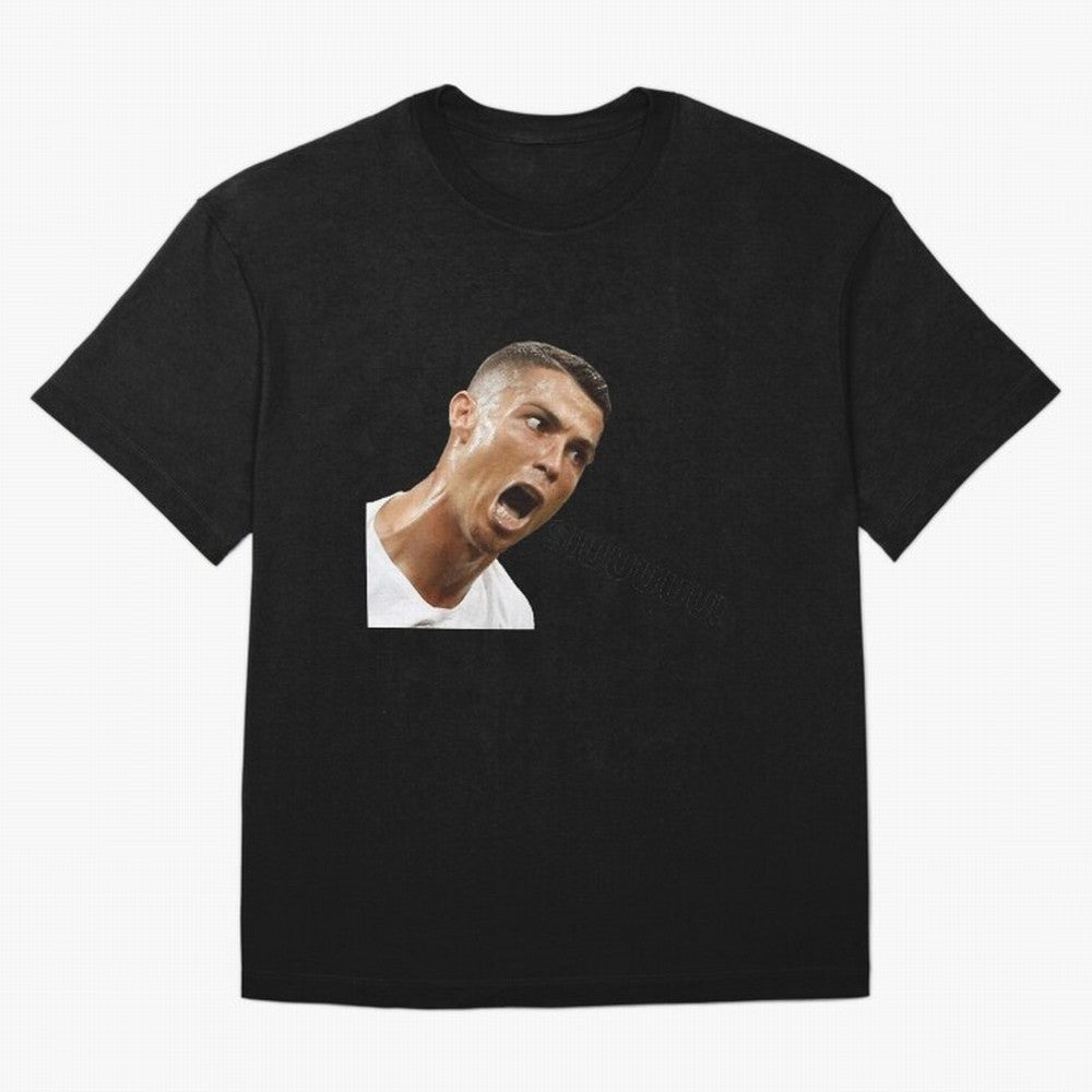 Cristiano Ronaldo Siuuu Oversized T-Shirt Make Every Kick Count in Match Day Hype around FIFA World Cup 2026 Group Stage, Mbappe and Neymar, Argentina, France and Brazil, Retro Football Energy, Iconic Rivalries, Trophy Chase Drama and Stadium