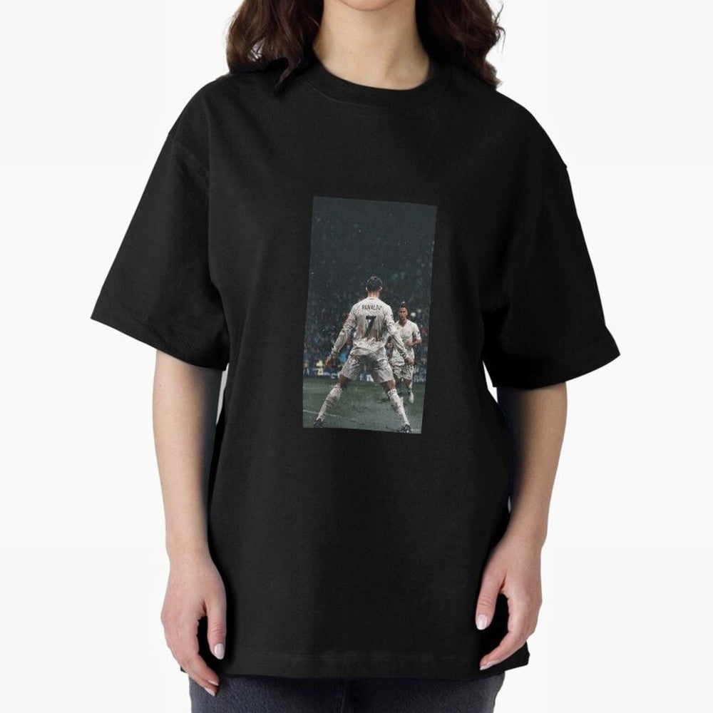 CR7 Oversized T-Shirt Support Your Favorite Stars during FIFA World Cup 2026 Highlighting Cristiano Ronaldo, England, France and Netherlands Energy, Football Passion, Legendary Performances, Festival Vibes and Supporter Community; Made for Die Hard