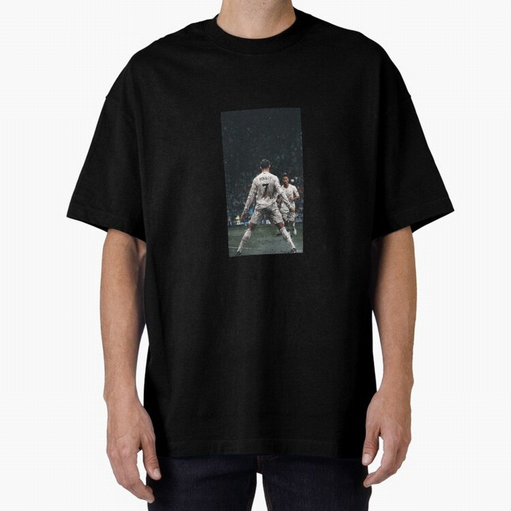 CR7 Oversized T-Shirt Support Your Favorite Stars during FIFA World Cup 2026 Highlighting Cristiano Ronaldo, England, France and Netherlands Energy, Football Passion, Legendary Performances, Festival Vibes and Supporter Community; Made for Die Hard
