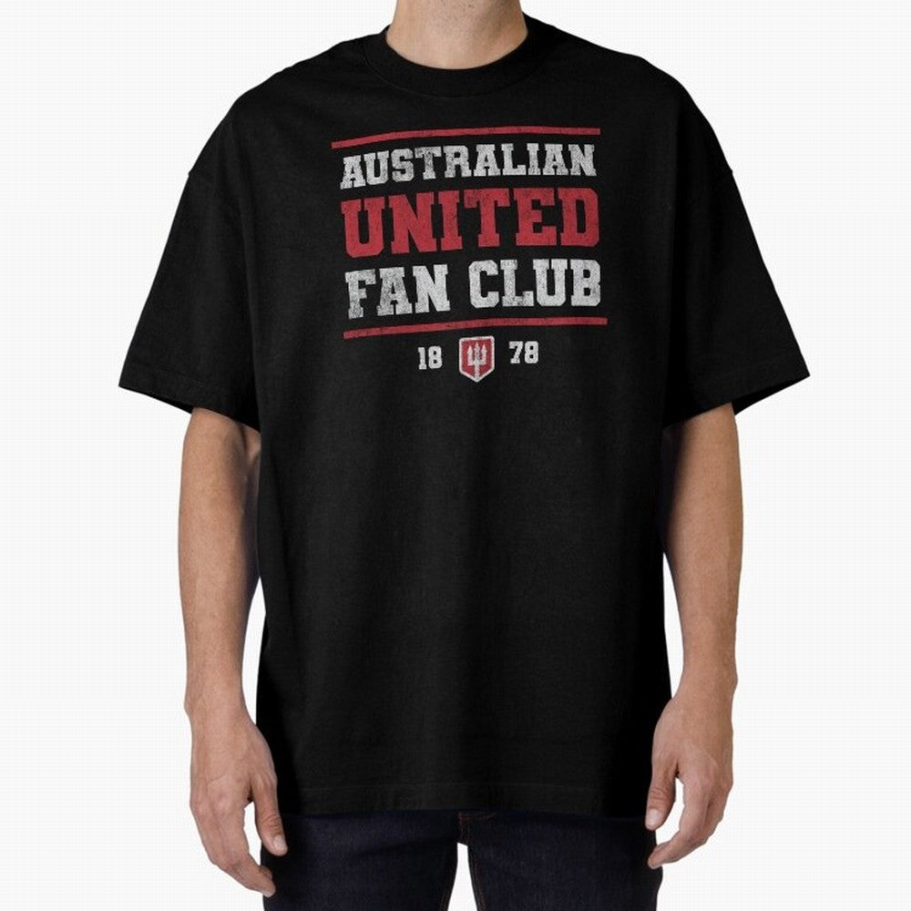 Australian United Fan Club Oversized T-Shirt Bring World Football Passion into the FIFA World Cup 2026 Journey through Haaland Highlights, Netherlands Pride, Goal Celebration Energy, Supporter Heritage, Football Icons and Worldwide Tournament Joy;