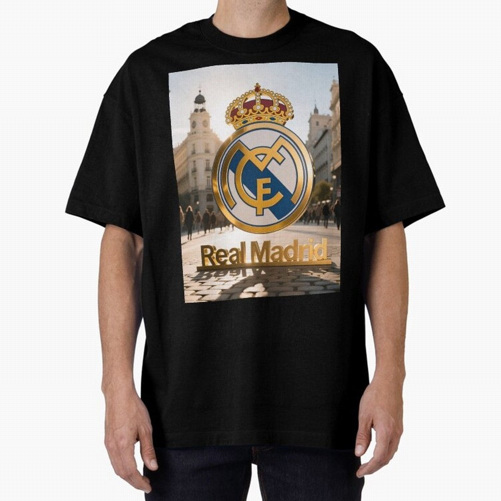 As¨ª as¨ª as¨ª Gana el Madrid Oversized T-Shirt Stand Out with Spirit from FIFA World Cup 2026 Group Stage Capturing Messi, Portugal, Spain and Germany Energy, Vintage Soccer Flavor, Modern Football Stars, National Flags and Final Night Emotion;
