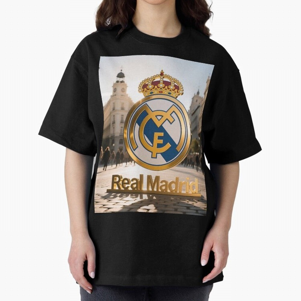 As¨ª as¨ª as¨ª Gana el Madrid Oversized T-Shirt Stand Out with Spirit from FIFA World Cup 2026 Group Stage Capturing Messi, Portugal, Spain and Germany Energy, Vintage Soccer Flavor, Modern Football Stars, National Flags and Final Night Emotion;