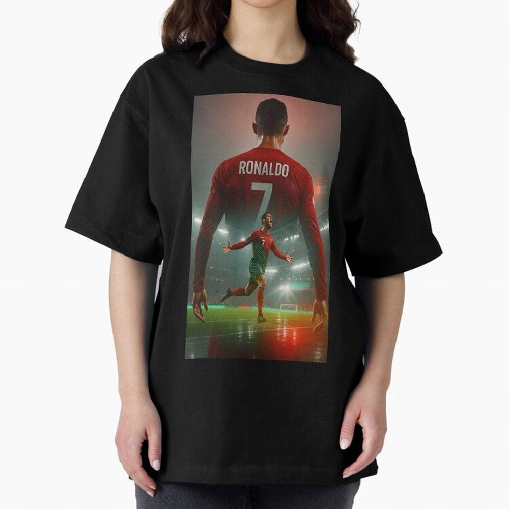 Christiano Ronaldo Oversized T-Shirt Carry National Pride through Match Day Hype around FIFA World Cup 2026 Group Stage, Messi, Neymar and Mbappe, France and Portugal, Stadium Memories, Football Loyalty, International Chants and Championship