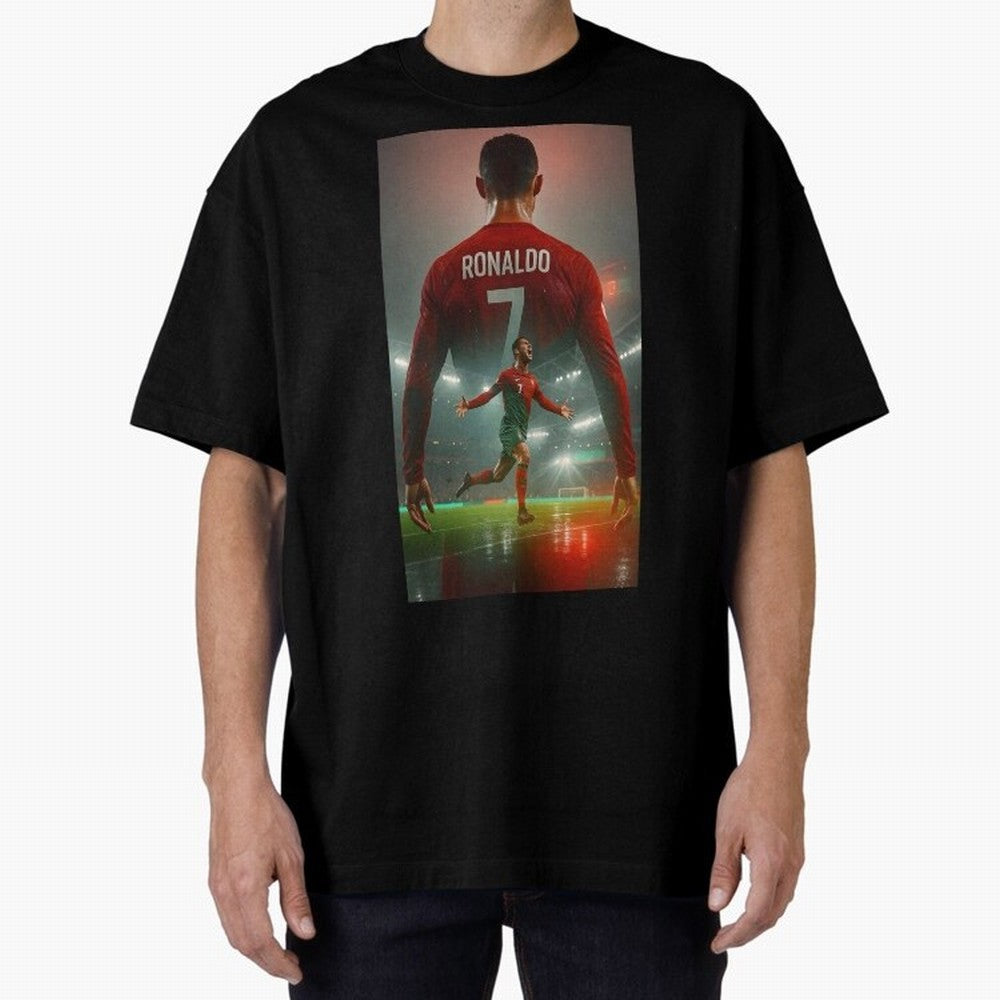 Christiano Ronaldo Oversized T-Shirt Carry National Pride through Match Day Hype around FIFA World Cup 2026 Group Stage, Messi, Neymar and Mbappe, France and Portugal, Stadium Memories, Football Loyalty, International Chants and Championship