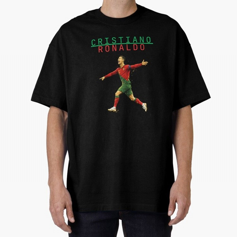 Ronaldo Oversized T-Shirt Relive FIFA World Cup 2026 USA Canada Mexico Driven by Mbappe and Neymar, Brazil Energy, Football Festival Excitement, Trophy Ambitions, Country Rivalries and Star Player Buzz; Made for Die Hard Supporters, Soccer Lovers,