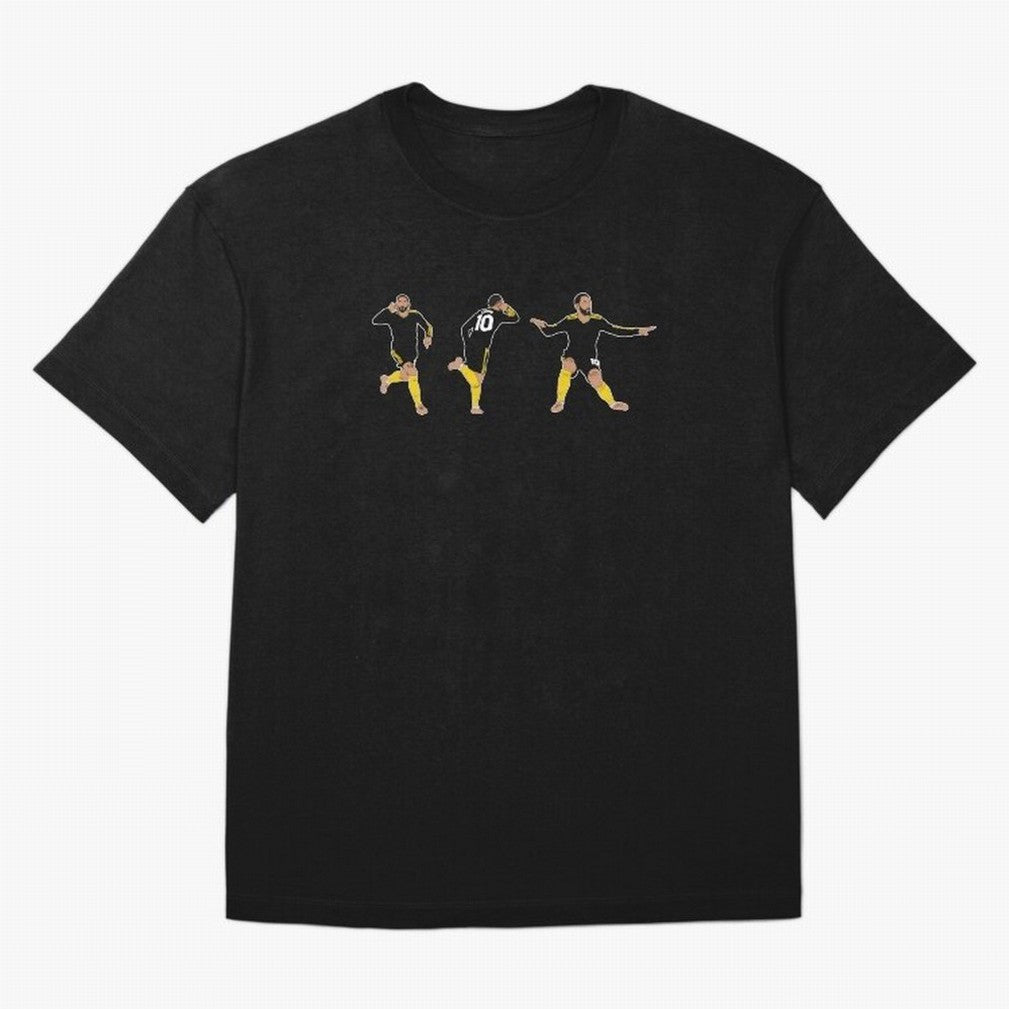 Matheus Cunha Goal Celebration Dance Trio Minimalist Oversized T-Shirt Bring Stadium Energy to Match Day Hype around FIFA World Cup 2026 USA Canada Mexico, CR7, Spain and Netherlands, Worldwide Fan Energy, Dramatic Goals, Stadium Lights and