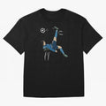 Cristiano Ronaldo Bicycle Kick Oversized T-Shirt Live for the Drama of FIFA World Cup 2026 Centered on Haaland, Brazil, Portugal and Argentina Energy, Vintage Soccer Flavor, Modern Football Stars, National Flags and Final Night Emotion; Ideal for