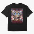 The Diamond of Real Madrid Oversized T-Shirt Stand Out with Spirit from Match Day Hype around FIFA World Cup 2026 Group Stage, Messi, CR7 and Mbappe, England, Match Day Excitement, Supporter Culture, Golden Goals and Global Football Passion;