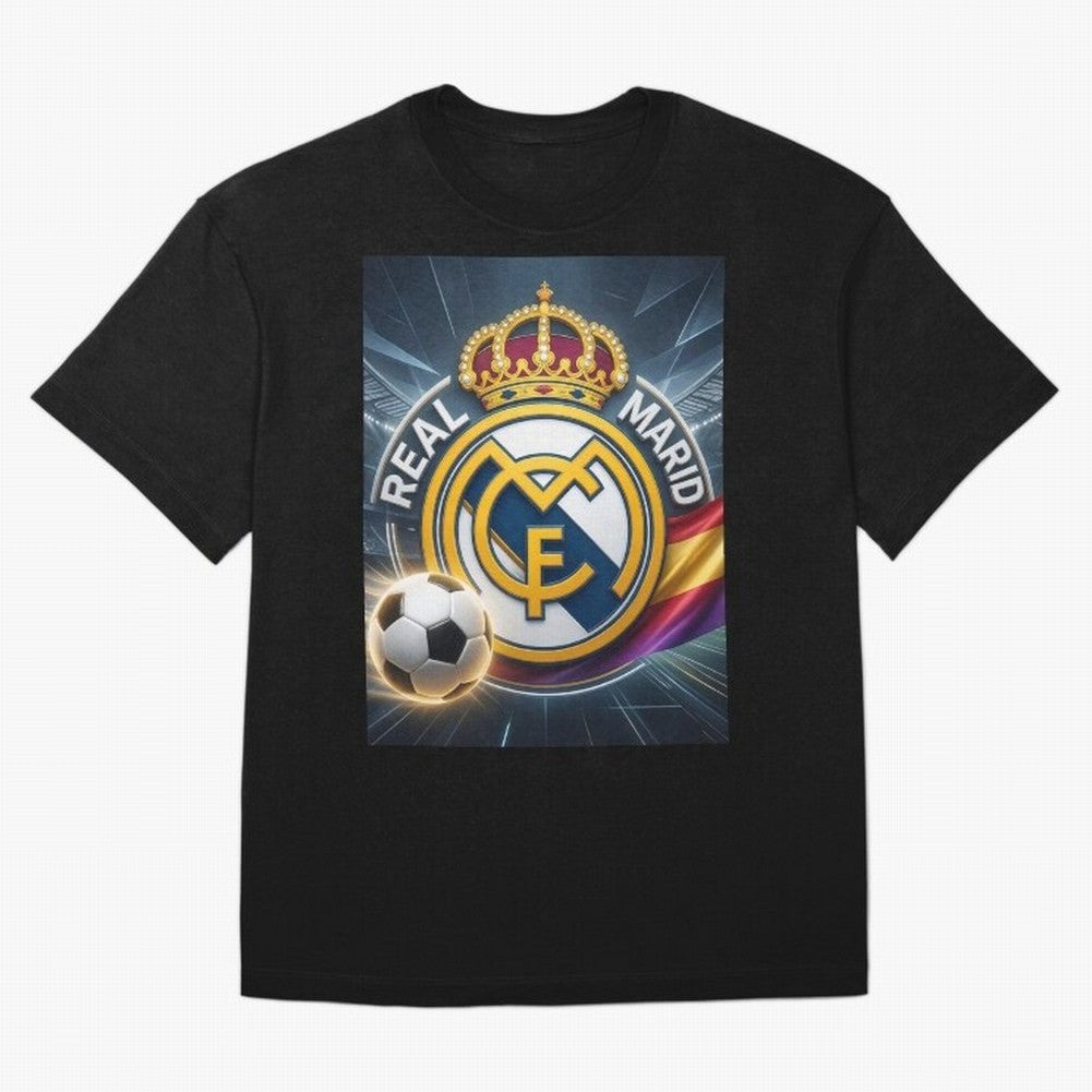 Pelot¨®n Real Madrid Oversized T-Shirt Support Iconic Players in FIFA World Cup 2026 for Fans of Cristiano Ronaldo and England and Germany, Bringing Global Supporter Spirit, Legendary Goals, National Colors and Tournament Celebration; Made for