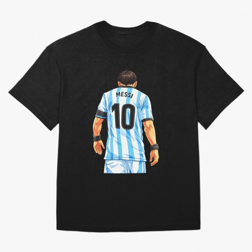 Messi Argentina 10 Oversized T-Shirt Back Your Heroes with Match Day Hype around FIFA World Cup 2026 Group Stage, Messi, CR7 and Mbappe, Brazil, Supporter Pride, Iconic Celebrations, Legendary Names and Global Match Day Energy; Perfect for