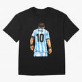 Messi Argentina 10 Oversized T-Shirt Back Your Heroes with Match Day Hype around FIFA World Cup 2026 Group Stage, Messi, CR7 and Mbappe, Brazil, Supporter Pride, Iconic Celebrations, Legendary Names and Global Match Day Energy; Perfect for