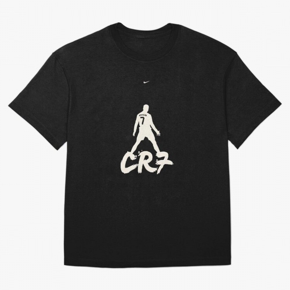 Cristiano Ronaldo CR7 Minimalist Silhouette Football Art Oversized T-Shirt Fuel the FIFA World Cup 2026 USA Canada Mexico Journey through Messi Highlights, Brazil, Portugal and Argentina Pride, Soccer Culture, Superstar Moments, National Team