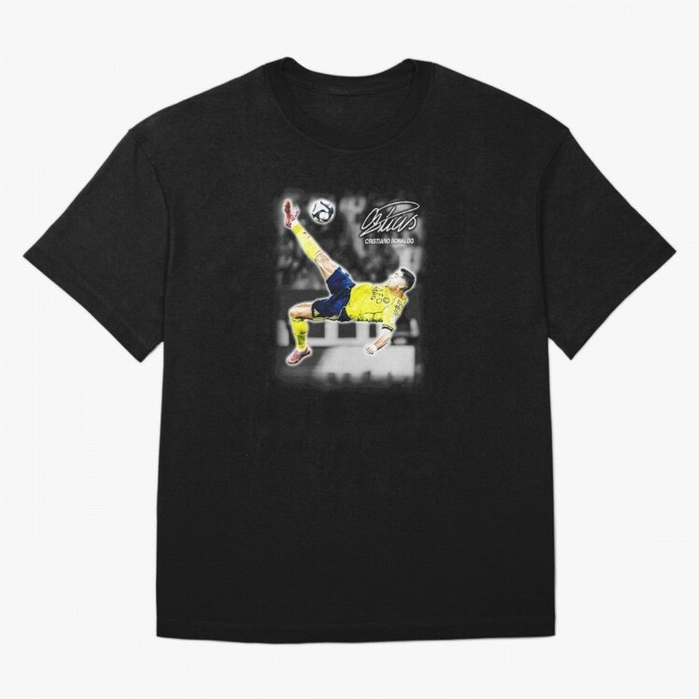 Cristiano Ronaldo Bicycle Kick Oversized T-Shirt Make Every Match About FIFA World Cup 2026 Group Stage for Fans of Messi, CR7 and Mbappe and Netherlands, Bringing Stadium Chants, National Pride, Trophy Dreams and Unforgettable Football Memories;