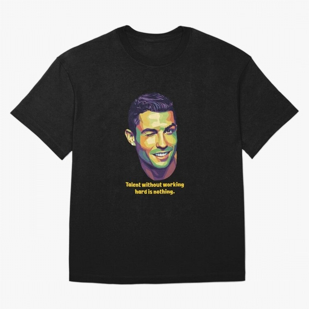 Cristiano Ronaldo Quotes Oversized T-Shirt Fuel the Hype around FIFA World Cup 2026 Spirit, Celebrating Germany, Mbappe, Football Passion, Legendary Performances, Festival Vibes and Supporter Community; Ideal for Fans Who Follow Messi, Cristiano