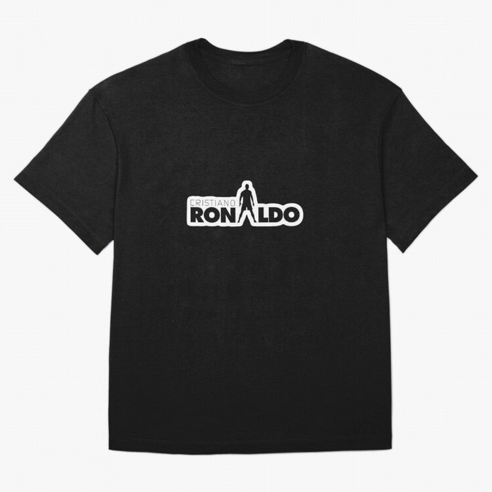 Cristiano Ronaldo Silhouette Typography Design Oversized T-Shirt Capture Stadium Memories from the FIFA World Cup 2026 Group Stage Journey through Messi, Neymar and Mbappe Highlights, Argentina Pride, Champion Mindset, Group Stage Buzz, Knockout