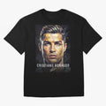 Cristiano Ronaldo Geometric Low Poly Soccer Legend Oversized T-Shirt Discover Match Day Hype around FIFA World Cup 2026 USA Canada Mexico, Messi, Neymar and Mbappe, Netherlands, Vintage Soccer Flavor, Modern Football Stars, National Flags and Final