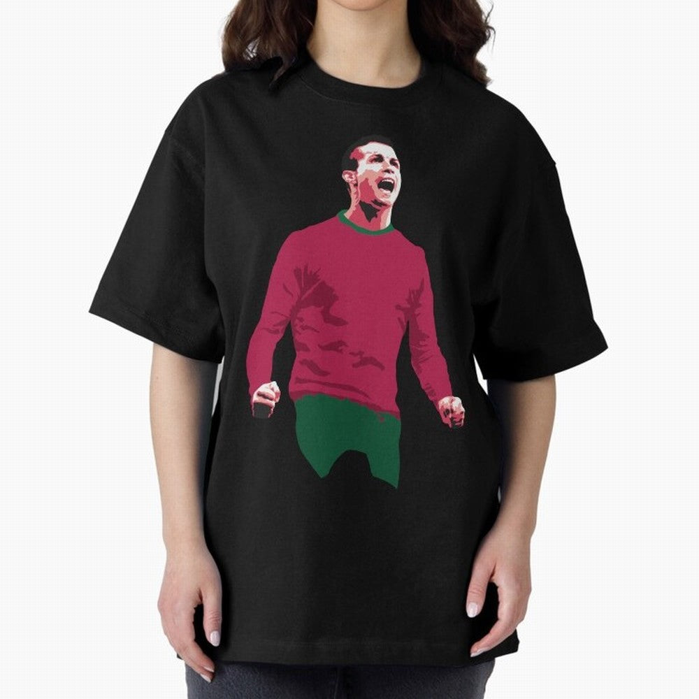 Ronaldo Oversized T-Shirt Show Your Tournament Heart for FIFA World Cup 2026 Spirit, Centered on Netherlands, Mbappe, Football History, Final Match Energy, Crowd Noise and Once in a Lifetime Moments; Ideal for Passionate Fans Who Love Underdog
