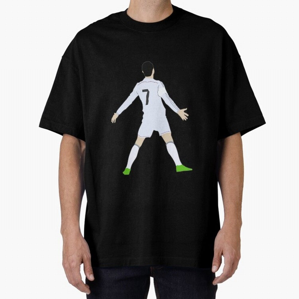 Cristiano Ronaldo Oversized T-Shirt Feel FIFA World Cup 2026 for Fans of Haaland and Mbappe and England, France and Netherlands, Bringing Match Day Excitement, Supporter Culture, Golden Goals and Global Football Passion; Ideal for Passionate Fans