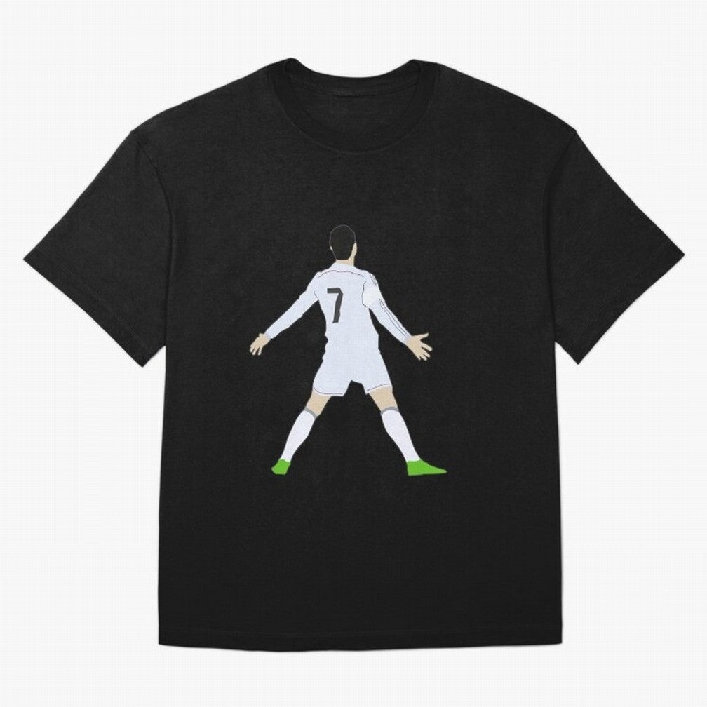 Cristiano Ronaldo Oversized T-Shirt Feel FIFA World Cup 2026 for Fans of Haaland and Mbappe and England, France and Netherlands, Bringing Match Day Excitement, Supporter Culture, Golden Goals and Global Football Passion; Ideal for Passionate Fans