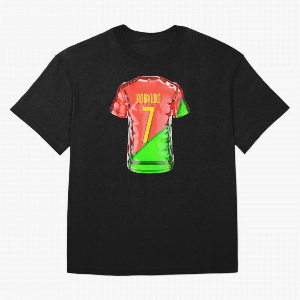 Cristiano Ronaldo Oversized T-Shirt Celebrate Global Passion for Match Day Hype around FIFA World Cup 2026 USA Canada Mexico, Messi and Cristiano Ronaldo, Brazil, Stadium Memories, Football Loyalty, International Chants and Championship Tradition;