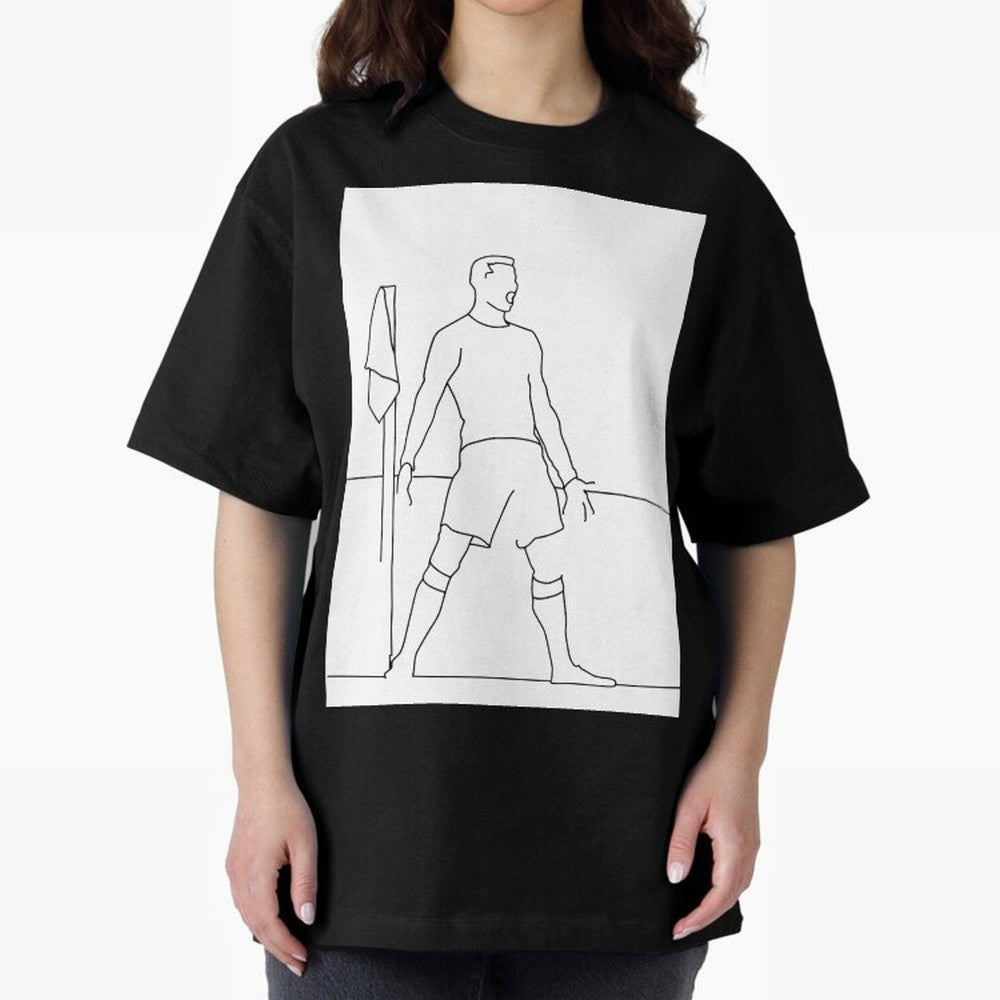 Siuuu! Oversized T-Shirt Bring Supporter Culture to Global Football Passion for FIFA World Cup 2026 Group Stage, Featuring Messi and Cristiano Ronaldo, Brazil, Portugal and Argentina, Supporter Pride, Iconic Celebrations, Legendary Names and Global