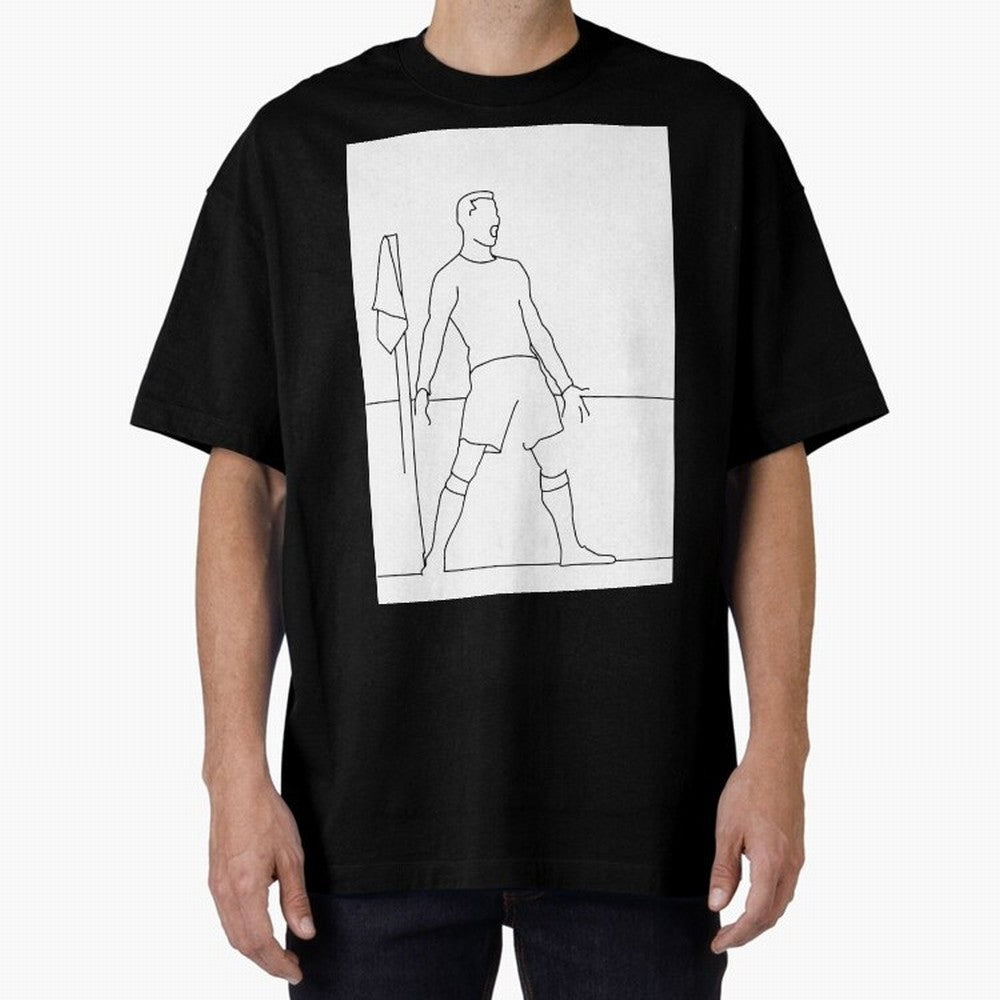 Siuuu! Oversized T-Shirt Bring Supporter Culture to Global Football Passion for FIFA World Cup 2026 Group Stage, Featuring Messi and Cristiano Ronaldo, Brazil, Portugal and Argentina, Supporter Pride, Iconic Celebrations, Legendary Names and Global